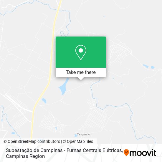 Subestação de Campinas - Furnas Centrais Elétricas map