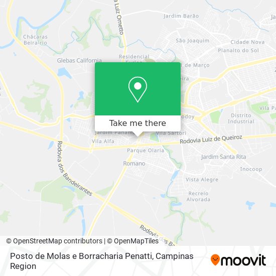 Posto de Molas e Borracharia Penatti map