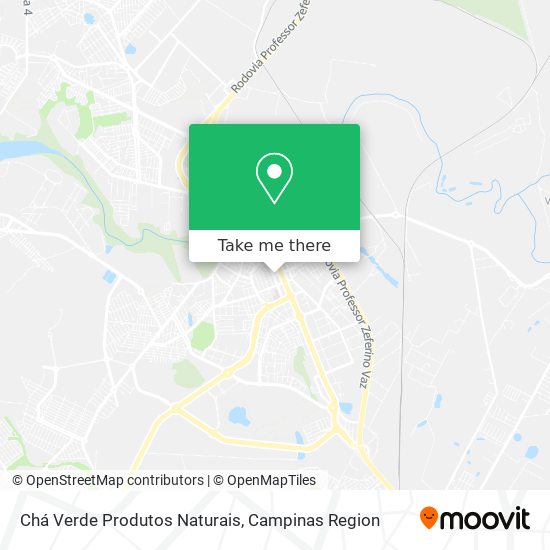 Chá Verde Produtos Naturais map