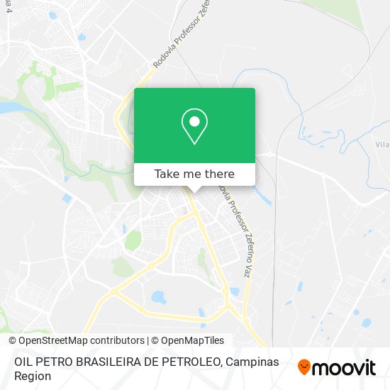 OIL PETRO BRASILEIRA DE PETROLEO map