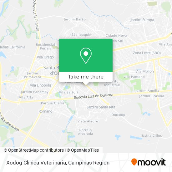 Xodog Clínica Veterinária map