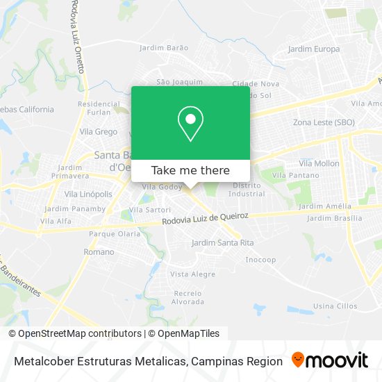 Metalcober Estruturas Metalicas map