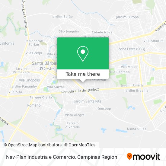 Mapa Nav-Plan Industria e Comercio