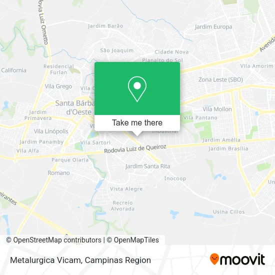 Metalurgica Vicam map