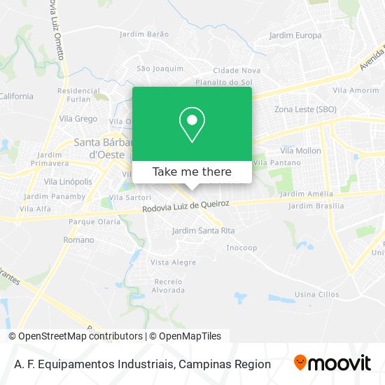 A. F. Equipamentos Industriais map