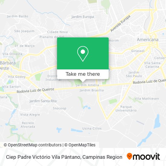 Ciep Padre Victório Vila Pântano map
