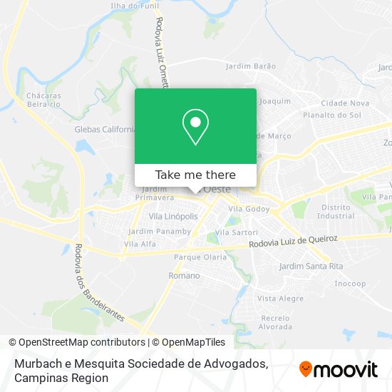 Mapa Murbach e Mesquita Sociedade de Advogados