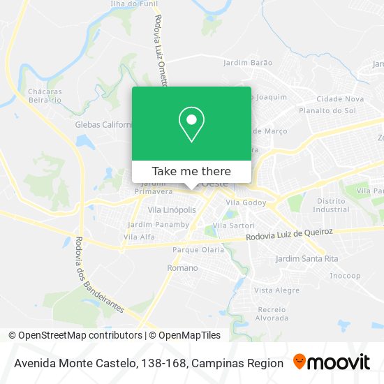 Avenida Monte Castelo, 138-168 map