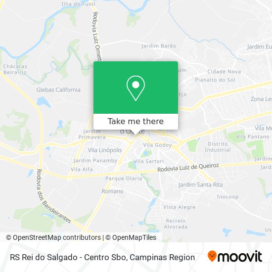 RS Rei do Salgado - Centro Sbo map