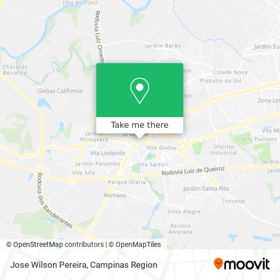 Jose Wilson Pereira map