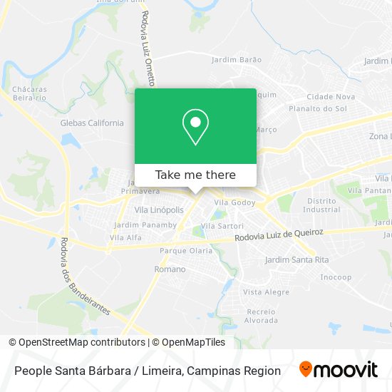 People Santa Bárbara / Limeira map