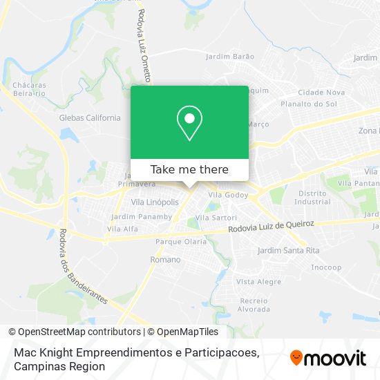 Mapa Mac Knight Empreendimentos e Participacoes