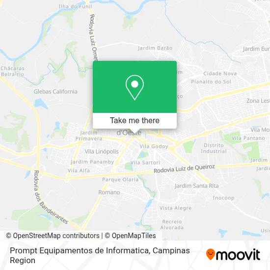 Prompt Equipamentos de Informatica map