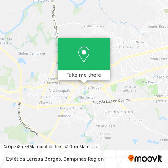 Estética Larissa Borges map