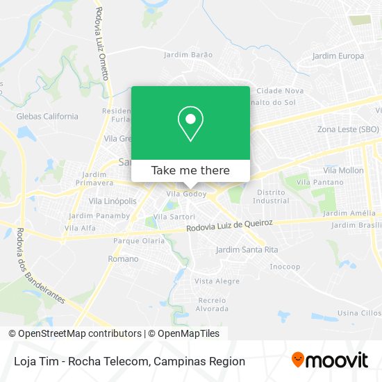 Loja Tim - Rocha Telecom map