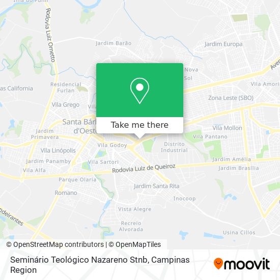Seminário Teológico Nazareno Stnb map