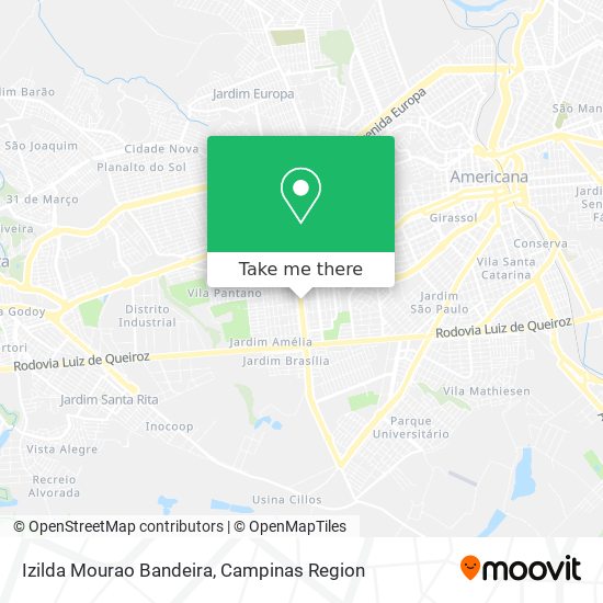 Izilda Mourao Bandeira map