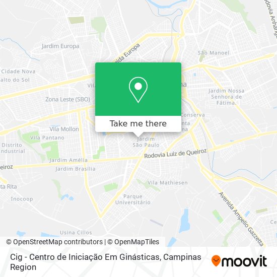 Cig - Centro de Iniciação Em Ginásticas map