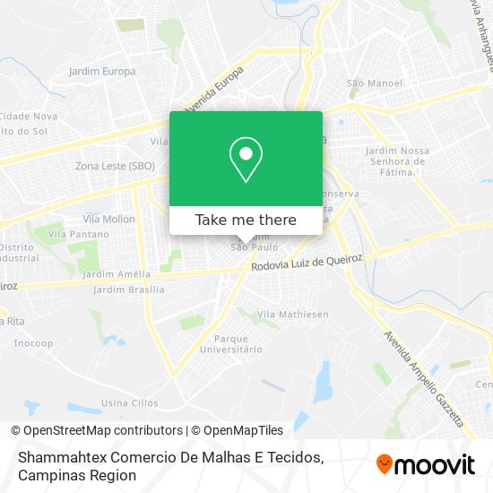 Shammahtex Comercio De Malhas E Tecidos map