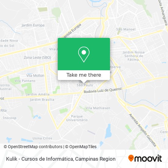 Kulik - Cursos de Informática map