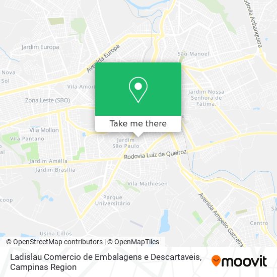 Ladislau Comercio de Embalagens e Descartaveis map