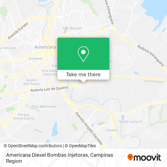 Americana Diesel Bombas Injetoras map