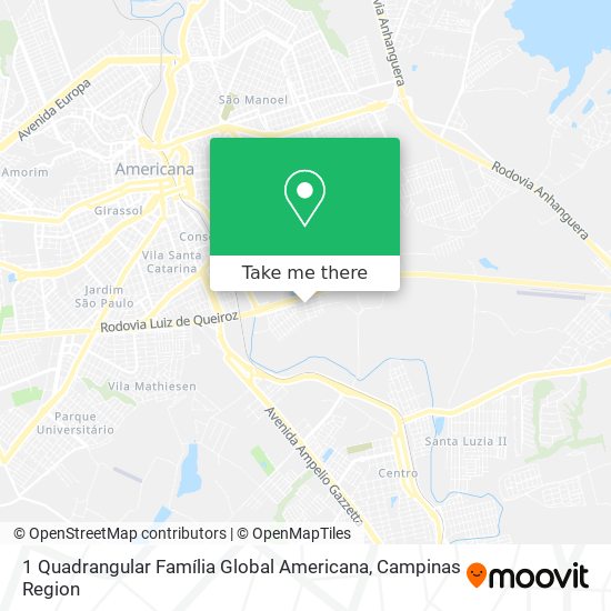 1 Quadrangular Família Global Americana map