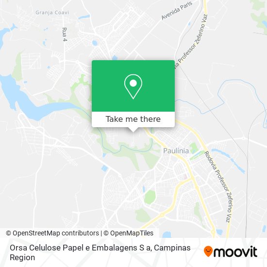 Orsa Celulose Papel e Embalagens S a map