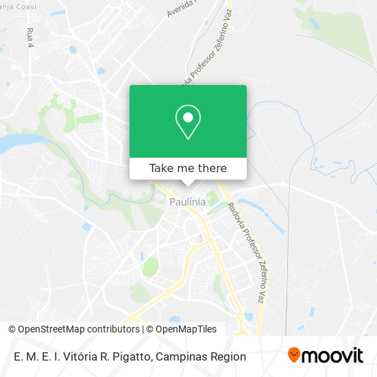 E. M. E. I. Vitória R. Pigatto map