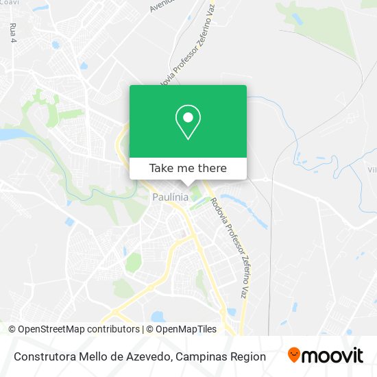Construtora Mello de Azevedo map