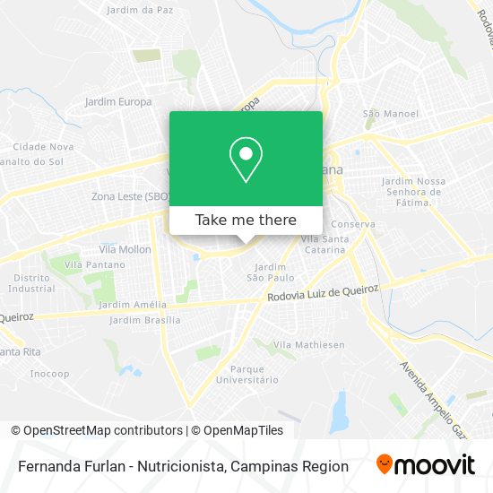 Fernanda Furlan - Nutricionista map