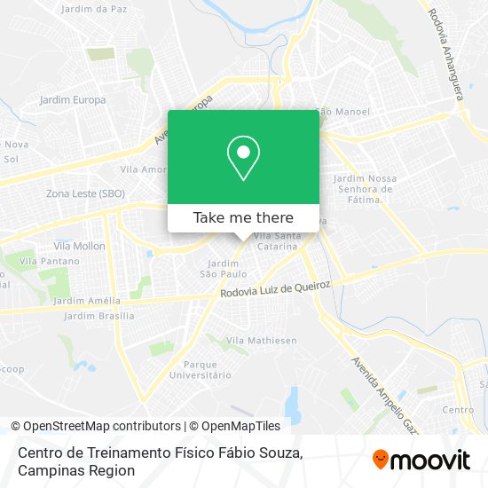 Centro de Treinamento Físico Fábio Souza map