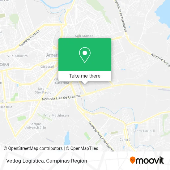Vetlog Logistica map