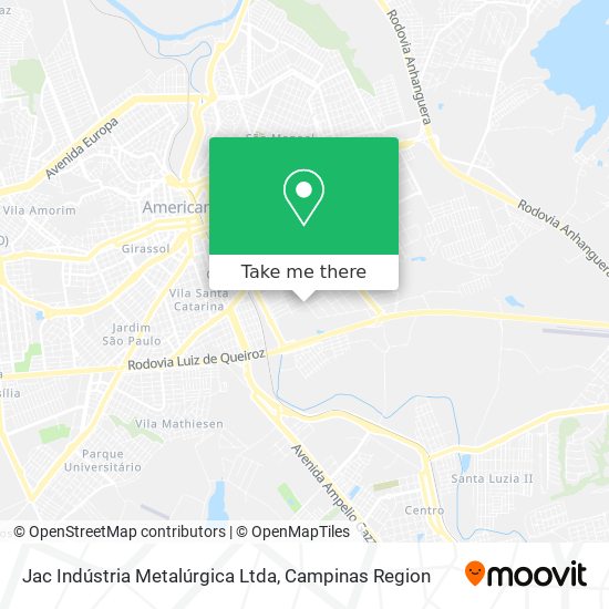 Jac Indústria Metalúrgica Ltda map