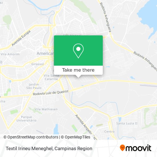 Textil Irineu Meneghel map