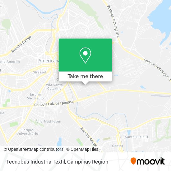 Mapa Tecnobus Industria Textil