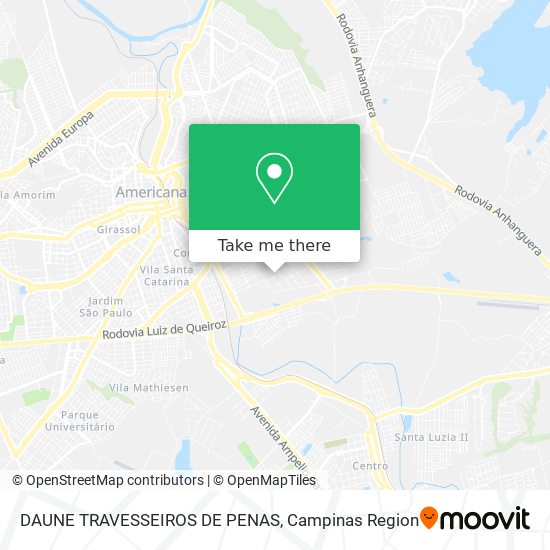 DAUNE TRAVESSEIROS DE PENAS map