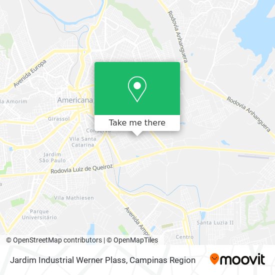 Jardim Industrial Werner Plass map