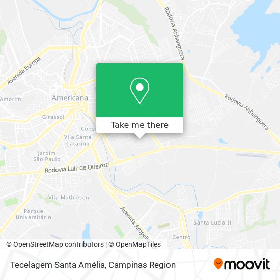 Tecelagem Santa Amélia map