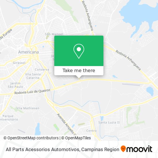 All Parts Acessorios Automotivos map