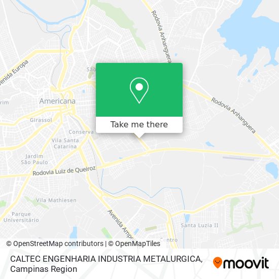 CALTEC ENGENHARIA INDUSTRIA METALURGICA map