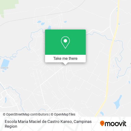 Mapa Escola Maria Maciel de Castro Kanso