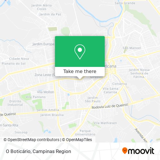 O Boticário map