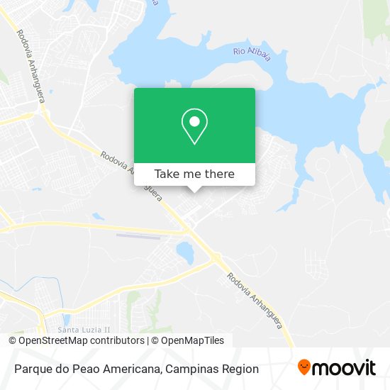 Parque do Peao Americana map