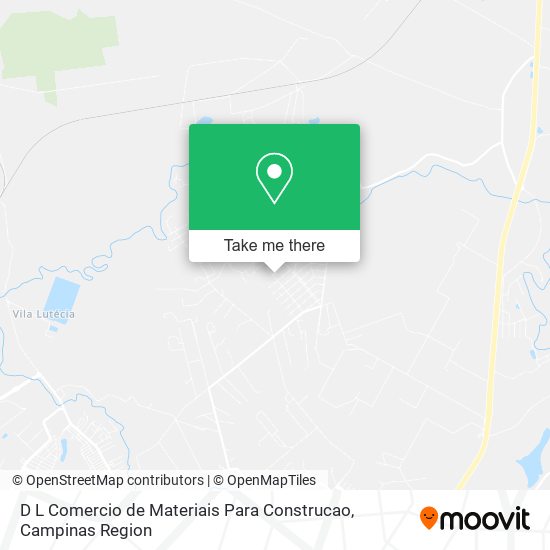 D L Comercio de Materiais Para Construcao map