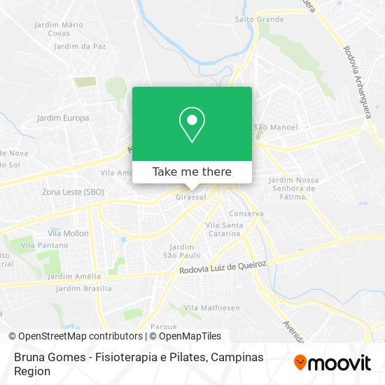 Bruna Gomes - Fisioterapia e Pilates map