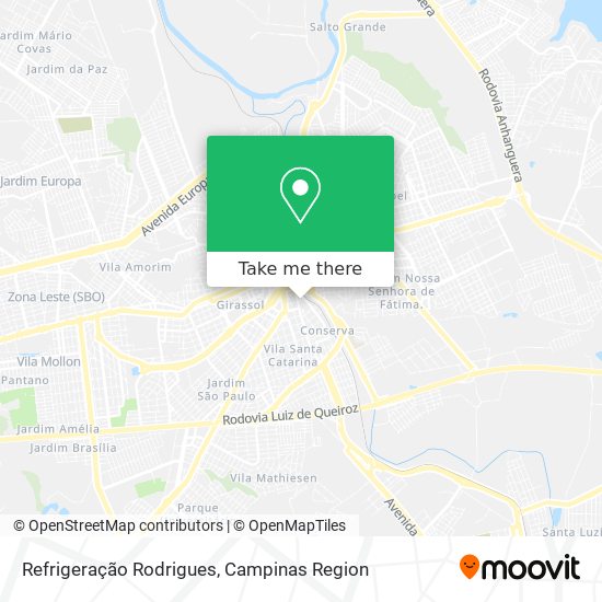 Refrigeração Rodrigues map