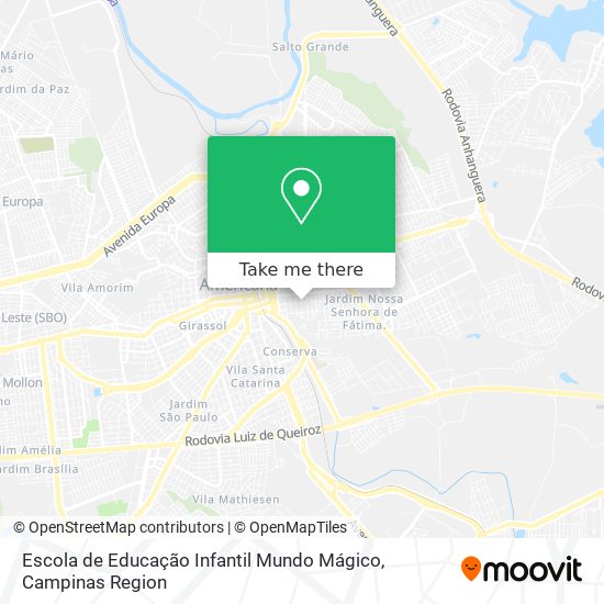 Escola de Educação Infantil Mundo Mágico map