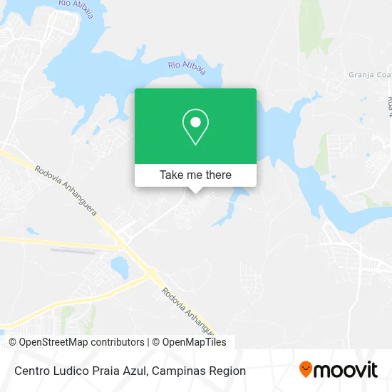 Centro Ludico Praia Azul map