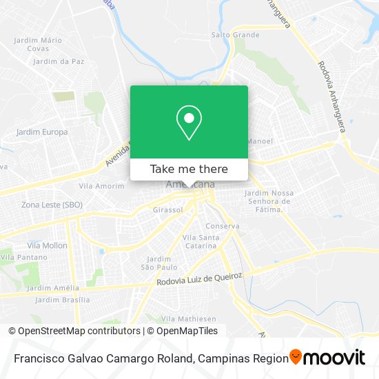 Francisco Galvao Camargo Roland map